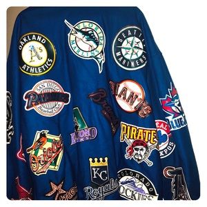 Jeff Hamilton MLB All Teams Patchwork Jacket